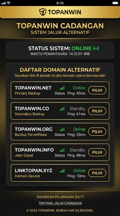 Link Alternatif Resmi Topanwin untuk Pengguna Android